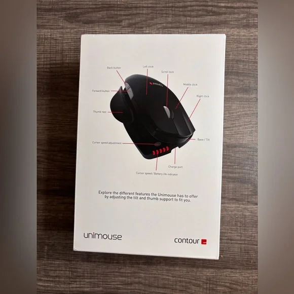 Contour Unimouse Wireless Ergonomic Mouse